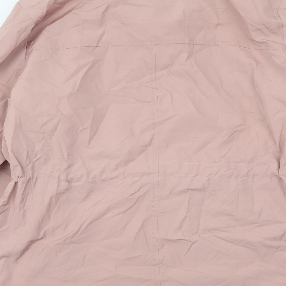 Marks and Spencer Womens Pink Jacket Size 14 Zip