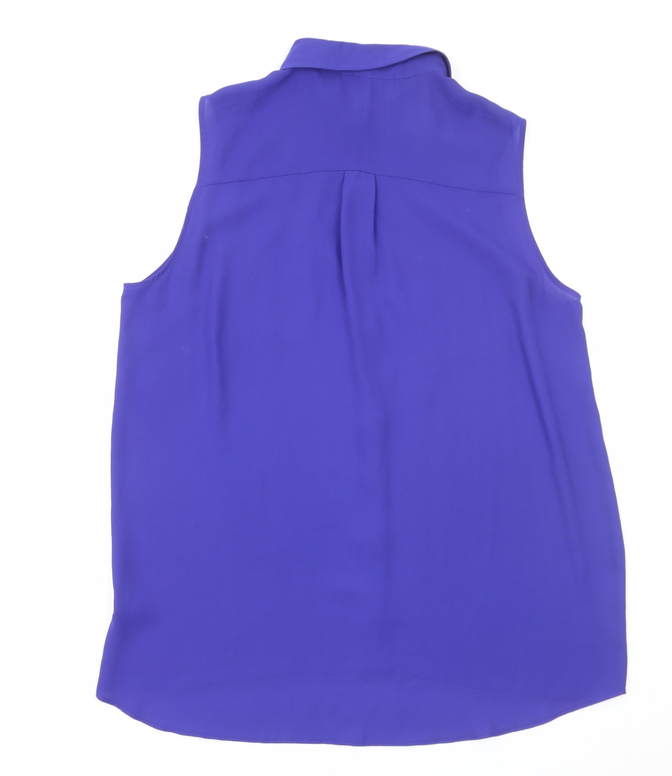 Atmosphere Womens Blue Polyester Basic Button-Up Size 18 Collared