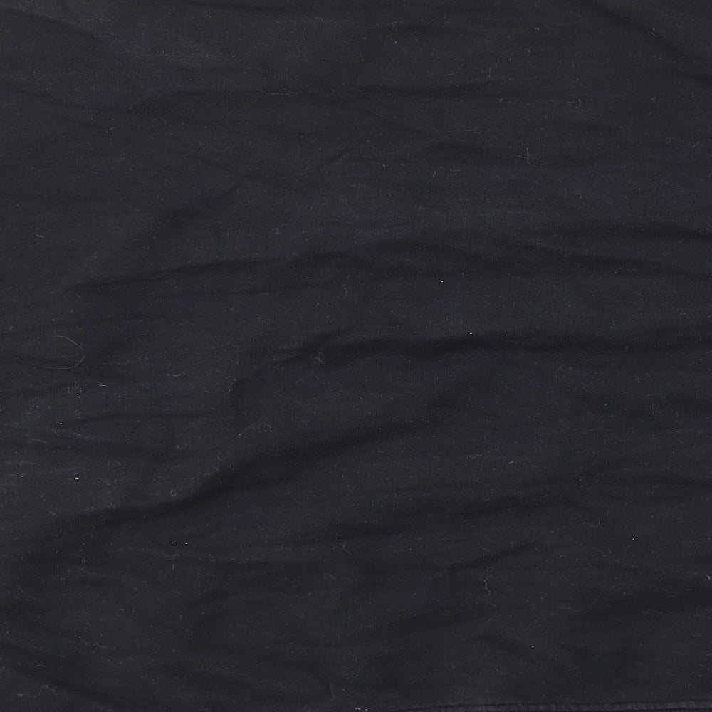 Monki Womens Black Cotton Pullover Sweatshirt Size M Pullover