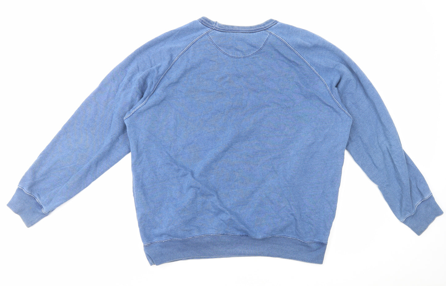 Uniqlo Mens Blue Cotton Pullover Sweatshirt Size XL