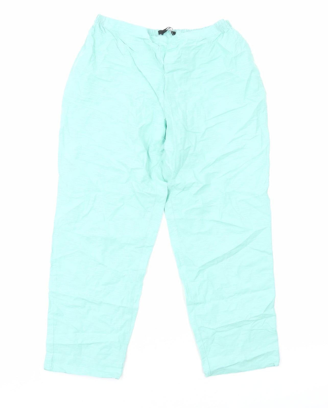 Khaadi Womens Green Cotton Cropped Trousers Size 10 Regular