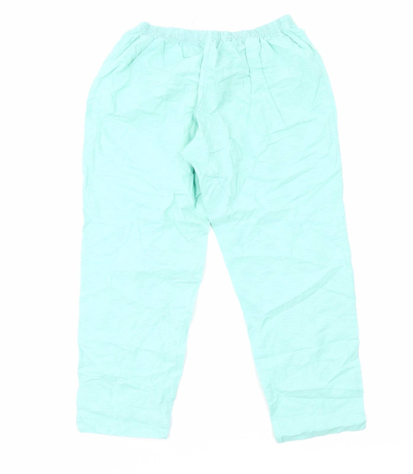 Khaadi Womens Green Cotton Cropped Trousers Size 10 Regular