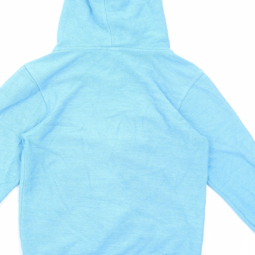 Saltrock Boys Blue Cotton Full Zip Hoodie Size 6-7 Years Zip