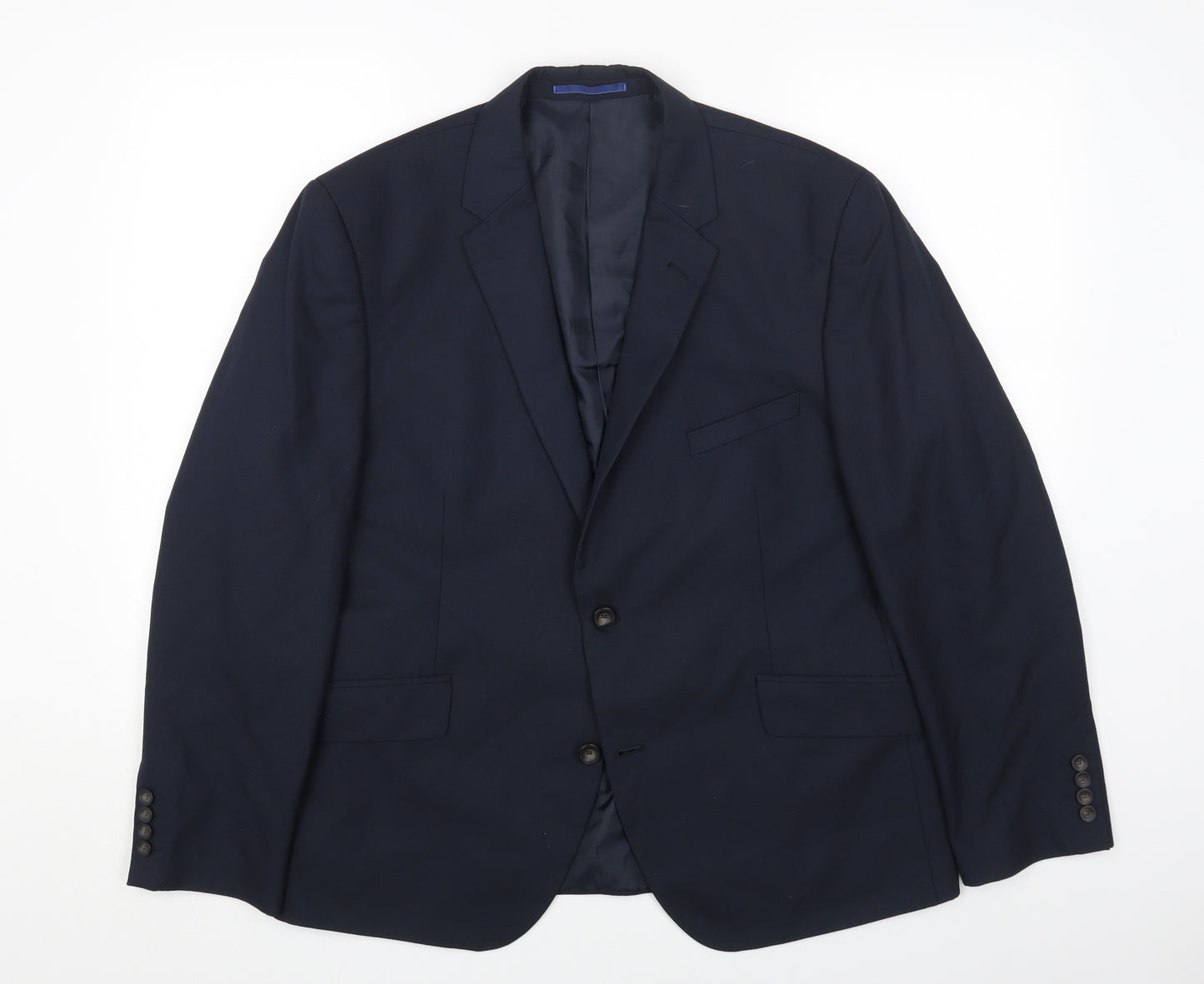 Marks and Spencer Mens Blue Polyester Jacket Blazer Size 44
