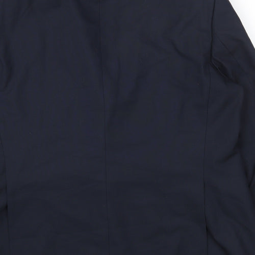 Marks and Spencer Mens Blue Polyester Jacket Blazer Size 44