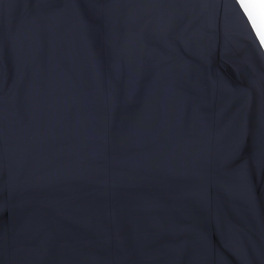 Marks and Spencer Mens Blue Polyester Jacket Blazer Size 44