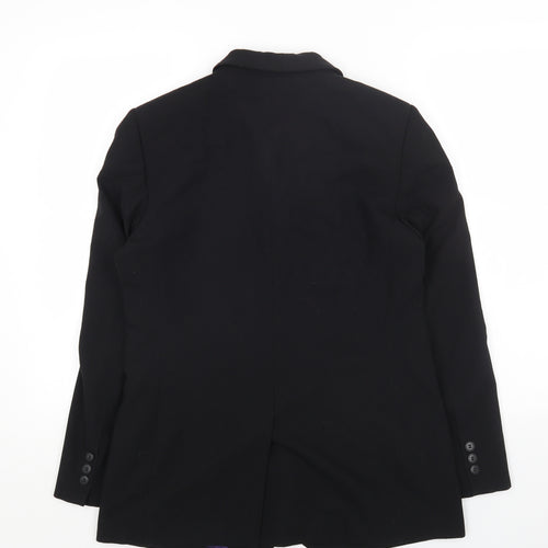 Marks and Spencer Womens Black Polyester Jacket Blazer Size 12
