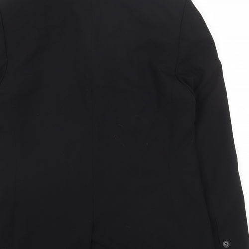 Marks and Spencer Womens Black Polyester Jacket Blazer Size 12