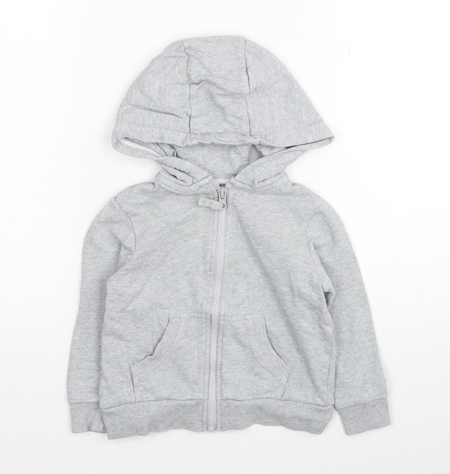 Mothercare Boys Grey Jacket Size 18-24 Months Zip