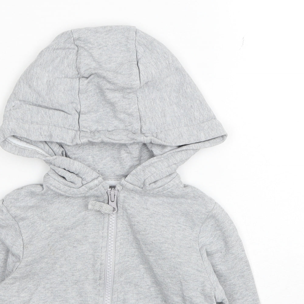 Mothercare Boys Grey Jacket Size 18-24 Months Zip