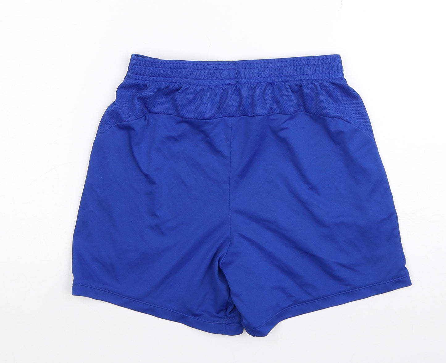 PUMA Boys Blue Polyester Sweat Shorts Size 11-12 Years Regular - Leicester City Football Club