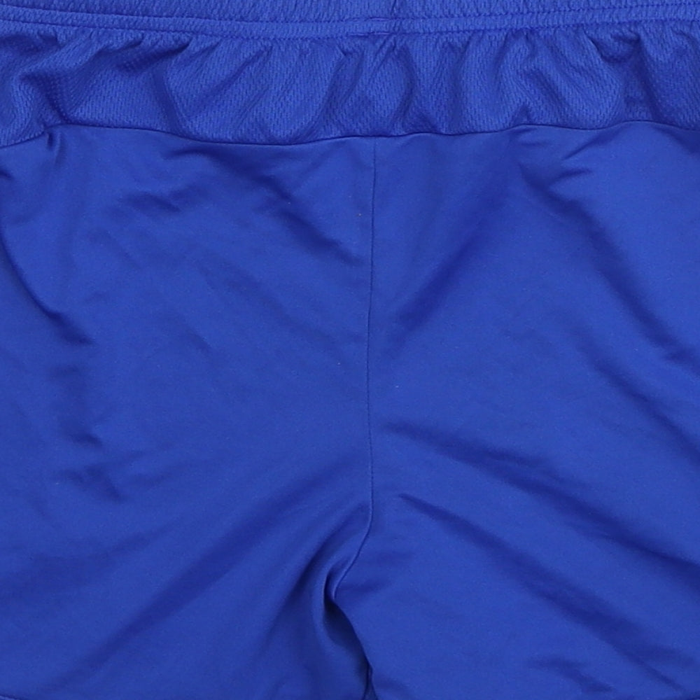 PUMA Boys Blue Polyester Sweat Shorts Size 11-12 Years Regular - Leicester City Football Club