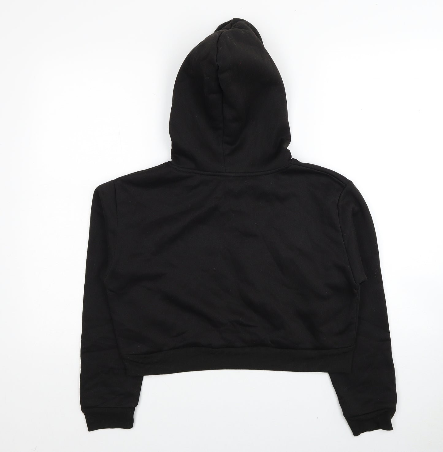 SheIn Womens Black Polyester Pullover Hoodie Size S Pullover