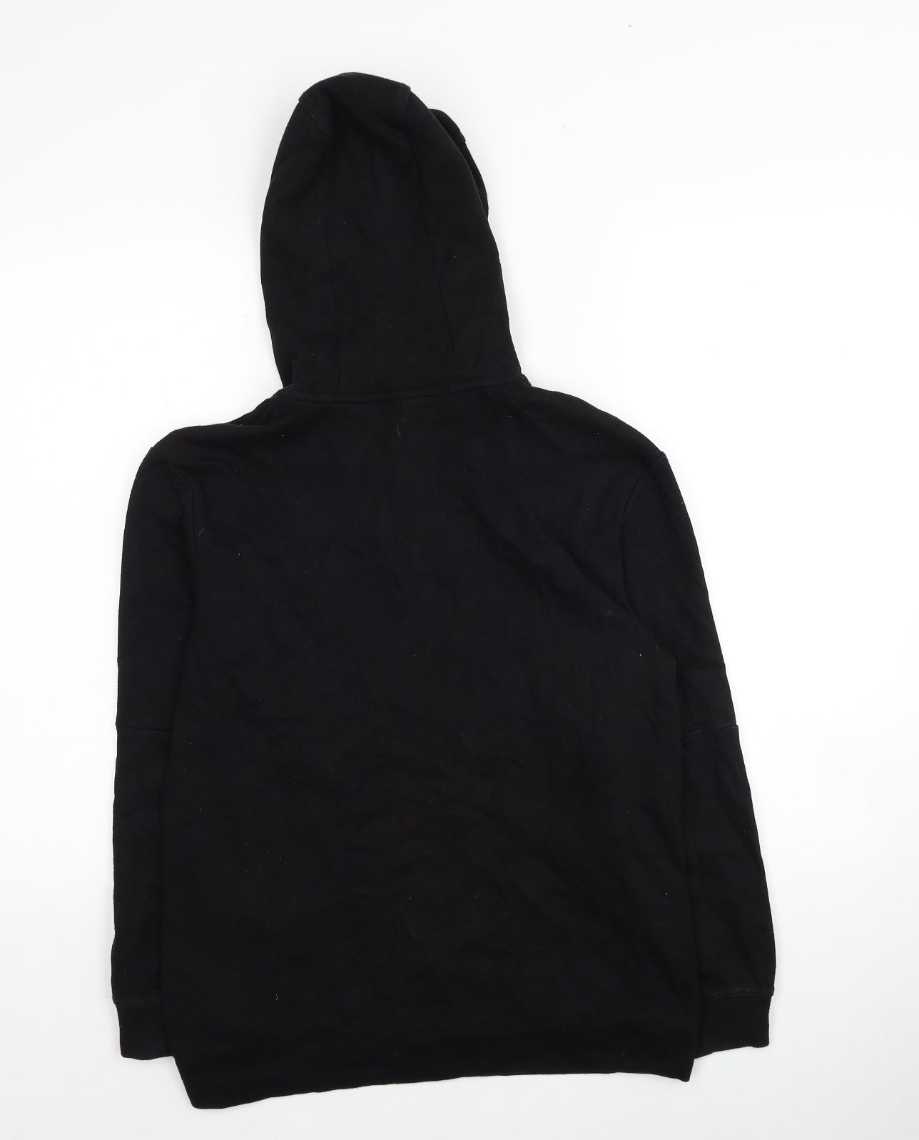 Gap Womens Black Cotton Full Zip Hoodie Size 14 Zip
