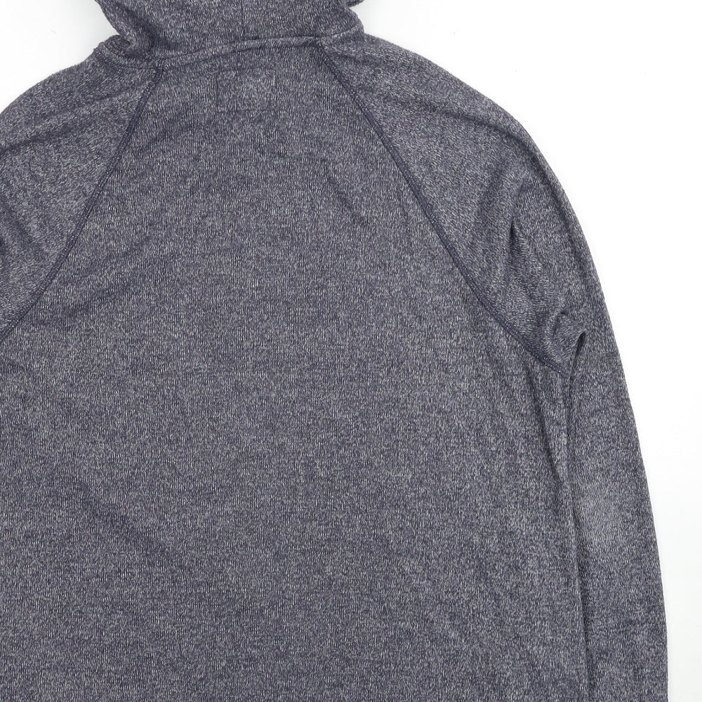 NEXT Womens Blue Viscose Full Zip Hoodie Size 12 Zip