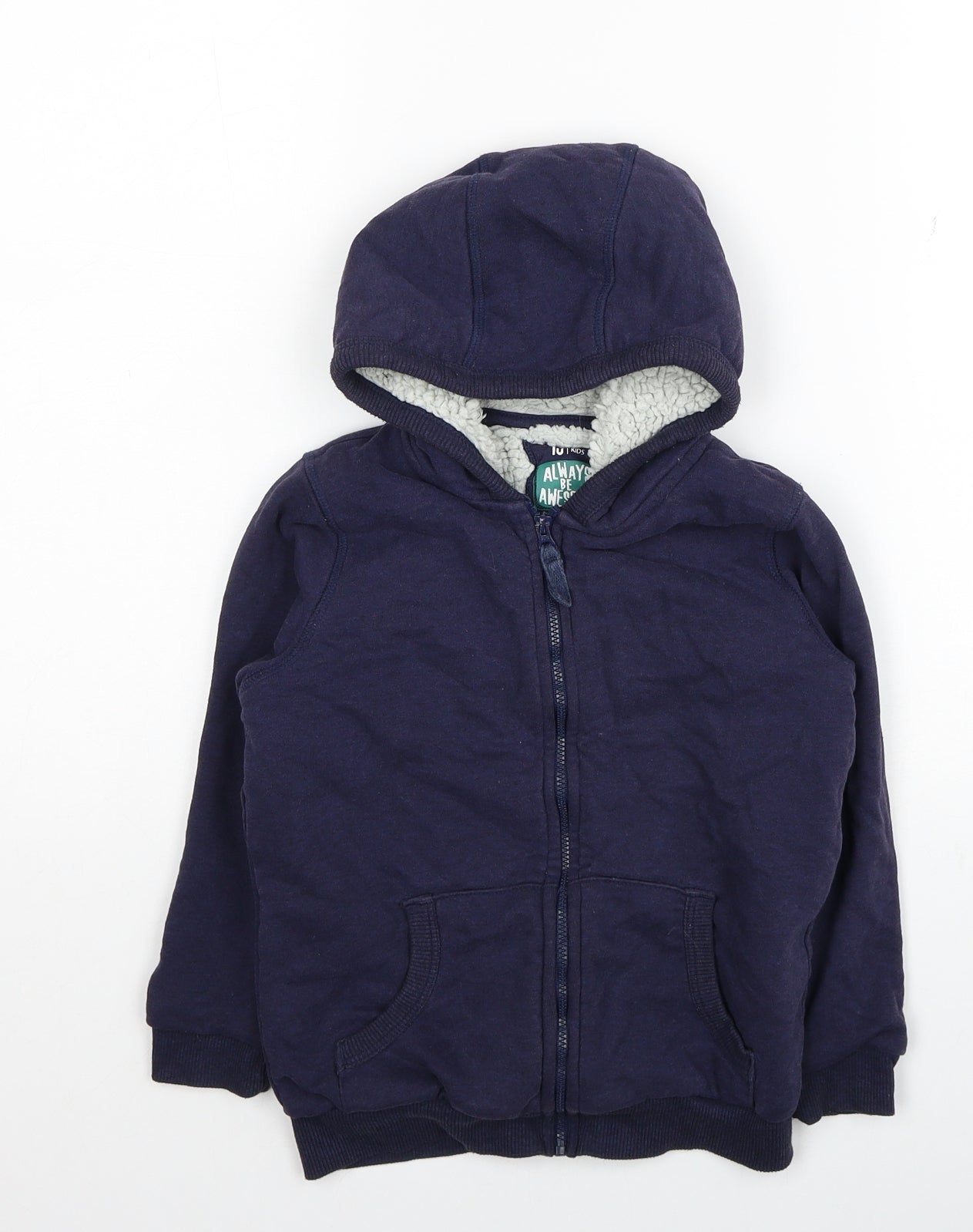 TU Boys Blue Jacket Size 5-6 Years Zip