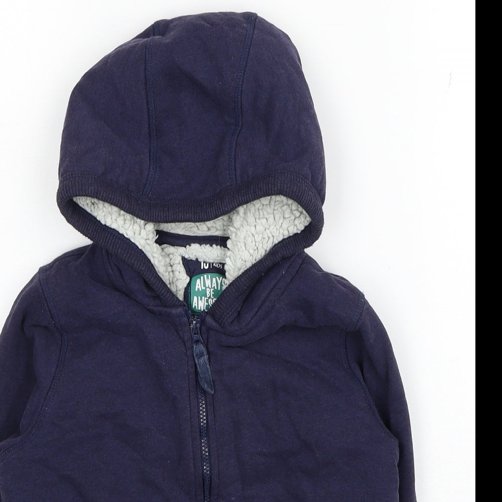 TU Boys Blue Jacket Size 5-6 Years Zip