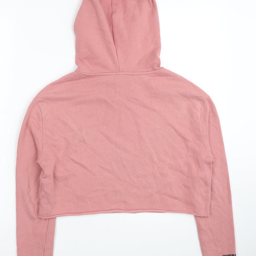 Divided by H&M Womens Pink Cotton Pullover Hoodie Size XS Pullover - Play Hard