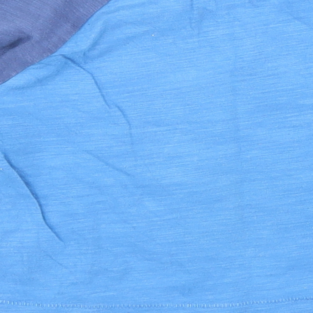 Gap Boys Blue 100% Cotton Basic T-Shirt Size 12-18 Months Round Neck