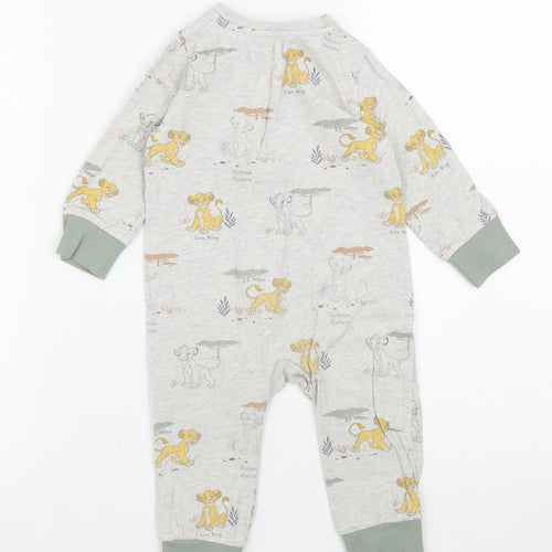 George Boys Multicoloured Geometric Cotton Romper Outfit/Set Size 12-18 Months Zip - Simba The Lion King