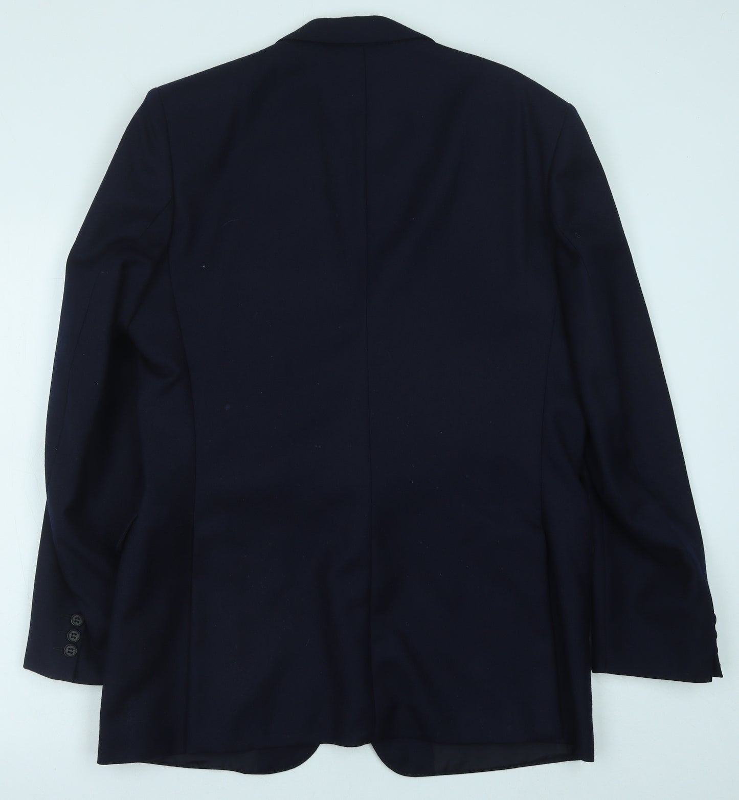 Preworn Mens Blue Viscose Jacket Blazer Size 42