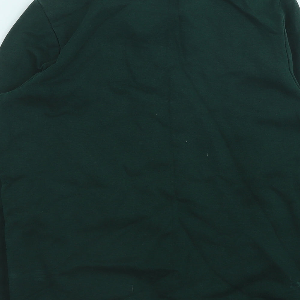 F&F Boys Green Cotton Pullover Sweatshirt Size 10-11 Years Pullover