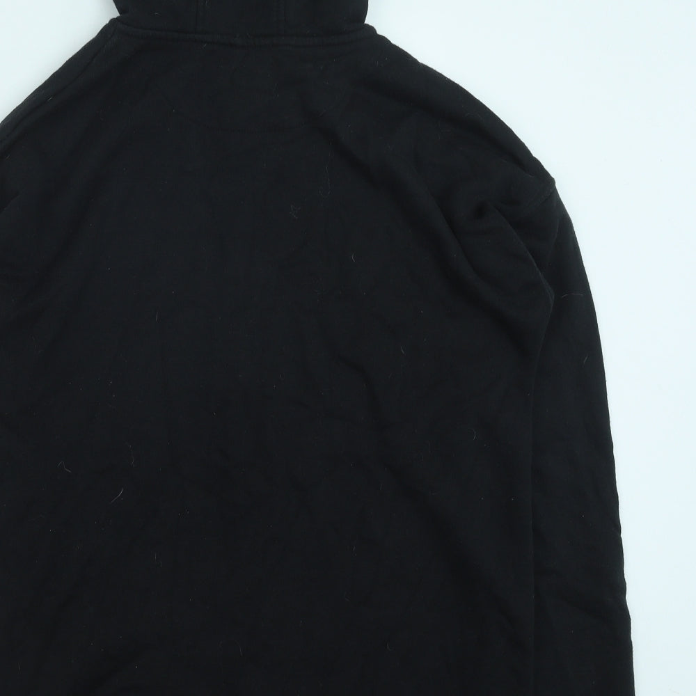 Primark Boys Black Polyester Full Zip Hoodie Size 14-15 Years Zip
