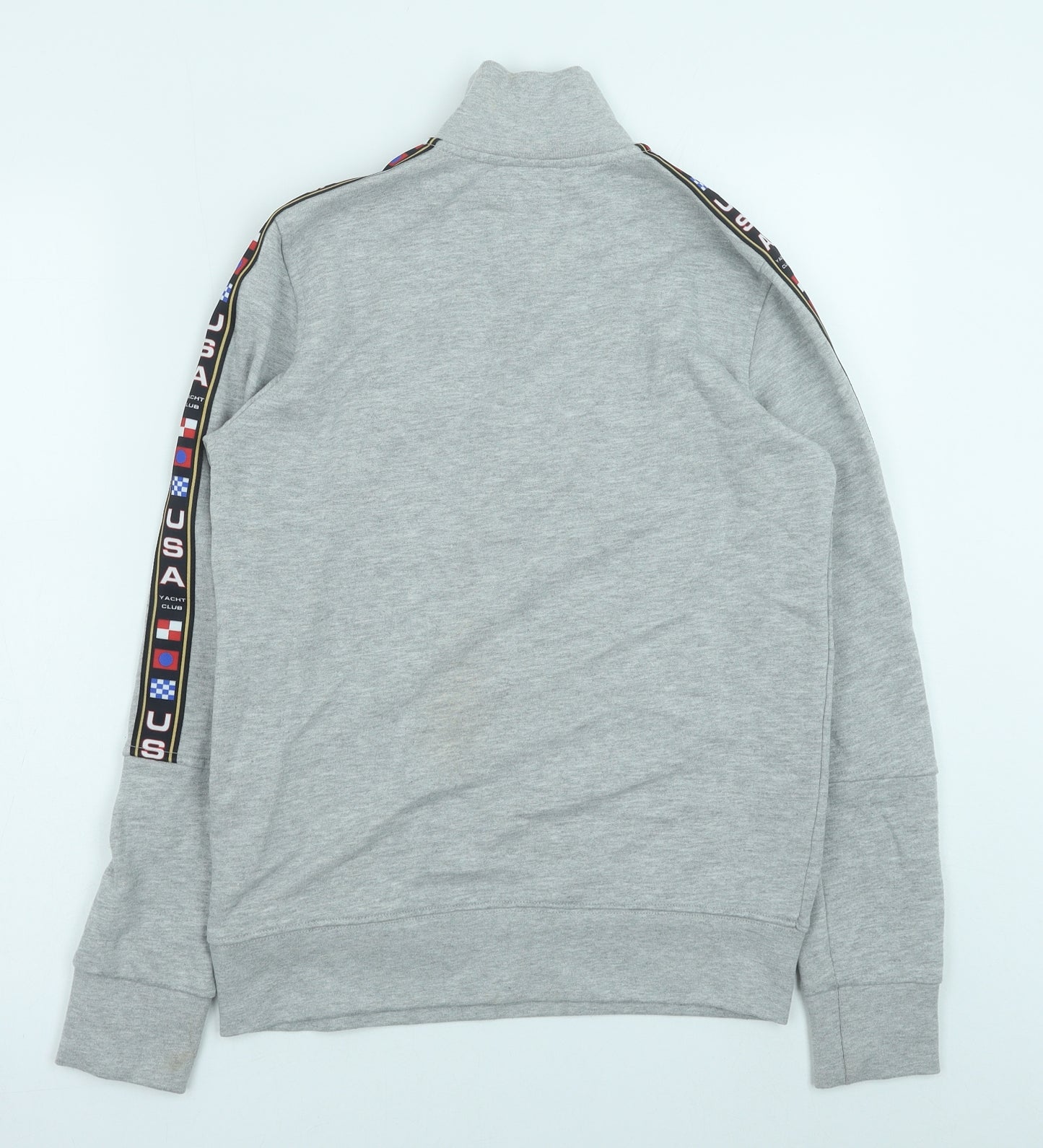 Topman Mens Grey Cotton Pullover Sweatshirt Size XS