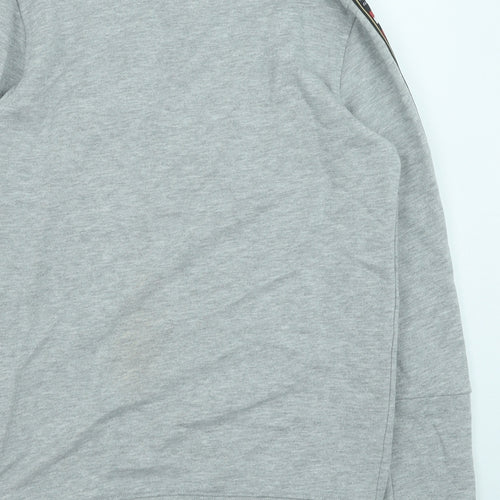 Topman Mens Grey Cotton Pullover Sweatshirt Size XS