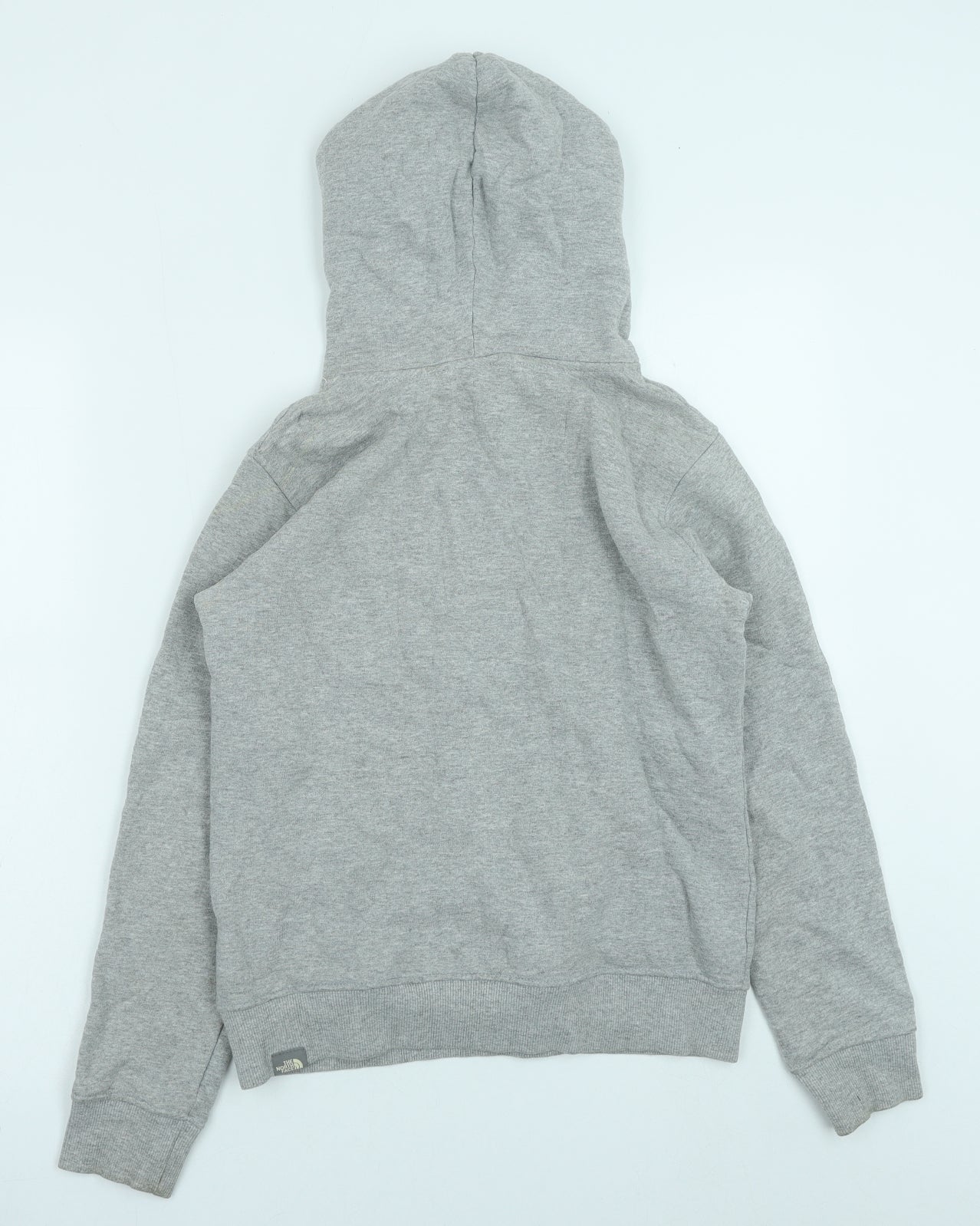 The North Face Boys Grey Cotton Pullover Hoodie Size L Pullover