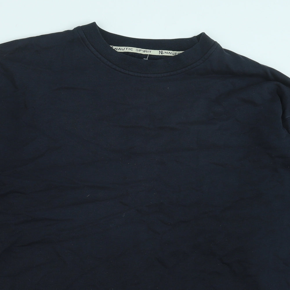 Marks and Spencer Womens Blue Cotton Pullover Sweatshirt Size 14 Pullover