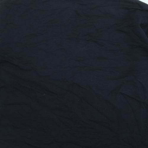 Marks and Spencer Womens Blue Cotton Pullover Sweatshirt Size 14 Pullover