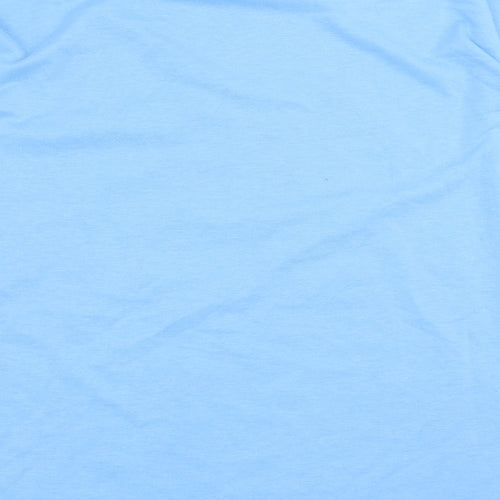 SheIn Womens Blue Elastane Pullover Sweatshirt Size S Pullover - Hello Smile