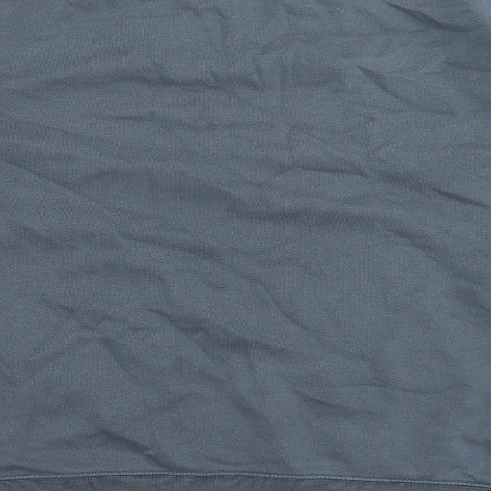 Russell Mens Grey Cotton Pullover Sweatshirt Size S