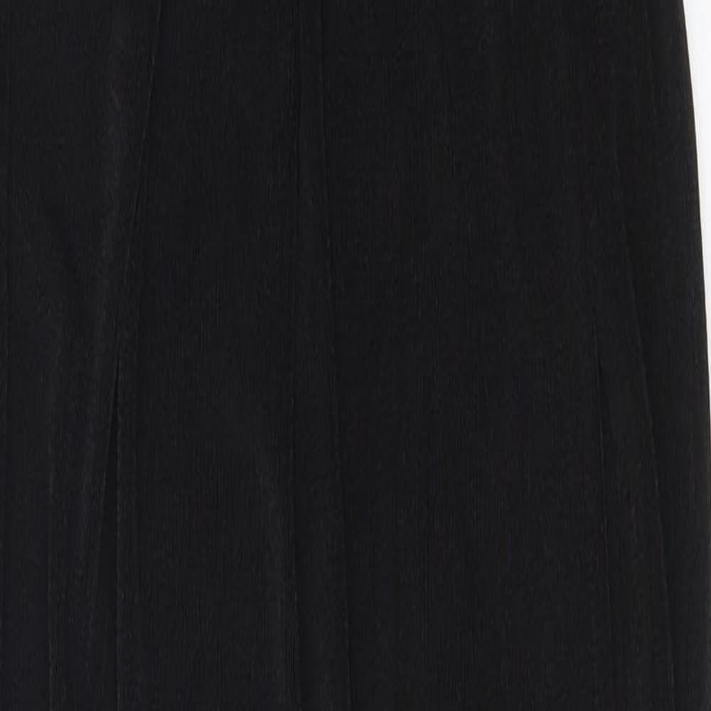 Meshki Womens Black Polyester Maxi Size M Off the Shoulder Pullover