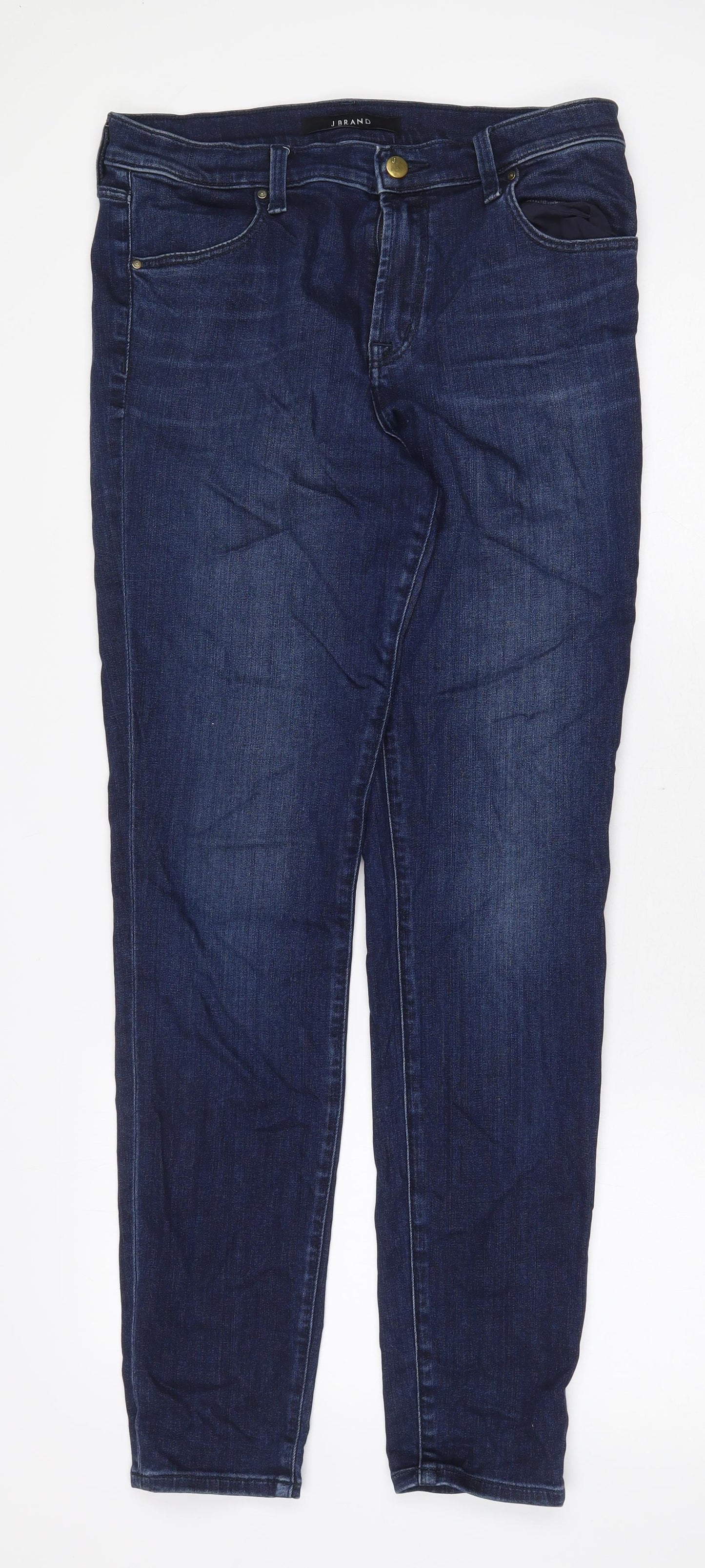 J Brand Mens Blue Cotton Skinny Jeans Size 30 in Regular Zip