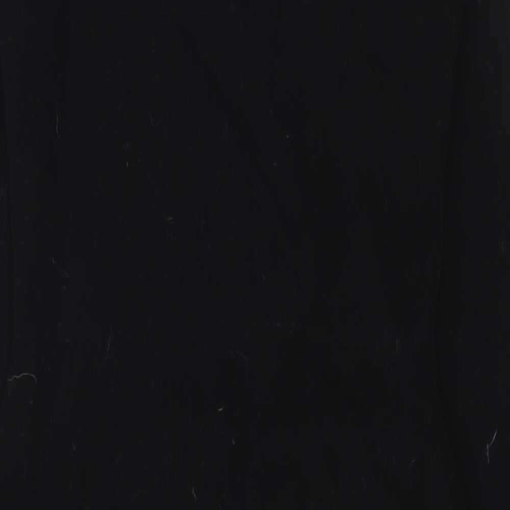 Hobbs Womens Black Viscose Sheath Size 8 Boat Neck Pullover