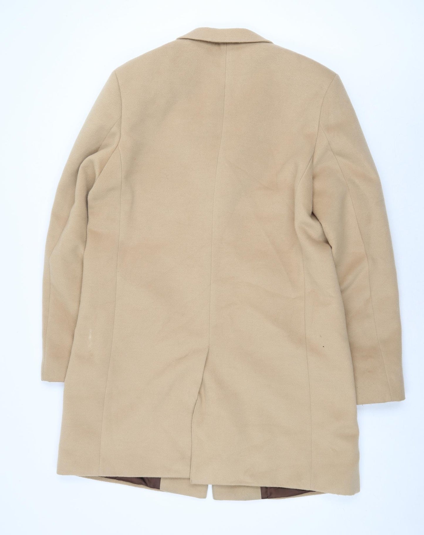 Primark Womens Beige Overcoat Coat Size XL Button