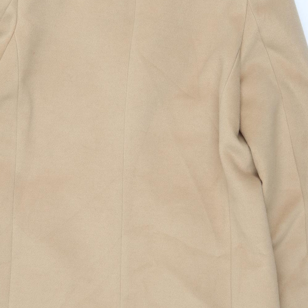 Primark Womens Beige Overcoat Coat Size XL Button