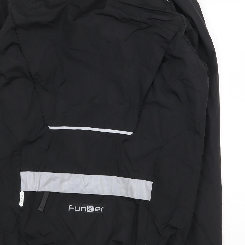 Funkier Mens Black Jacket Size M Zip