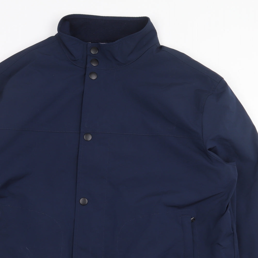 Marks and Spencer Mens Blue Jacket Size XL Zip