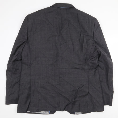 NEXT Mens Grey Acetate Jacket Blazer Size 46
