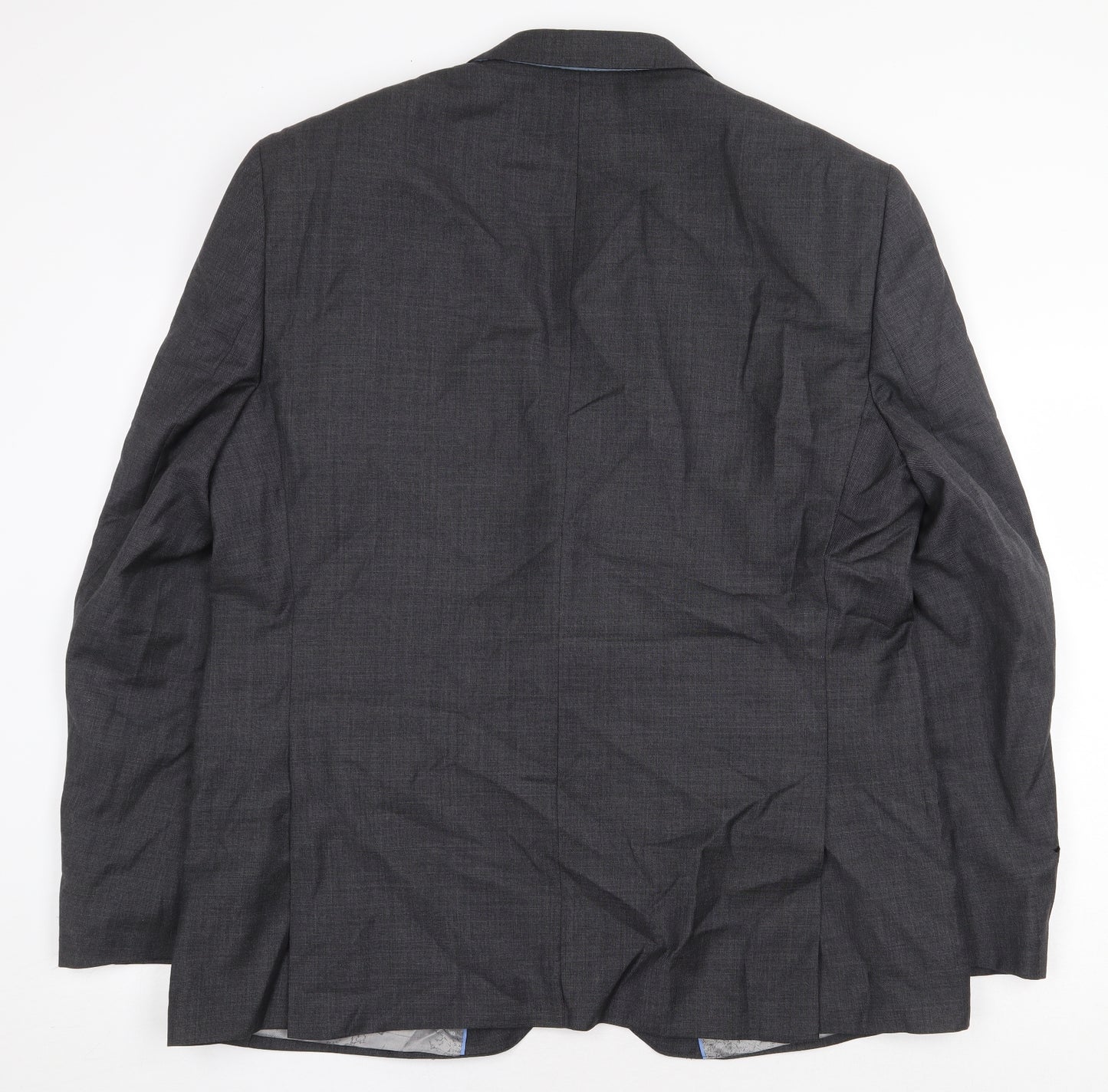 NEXT Mens Grey Acetate Jacket Blazer Size 46