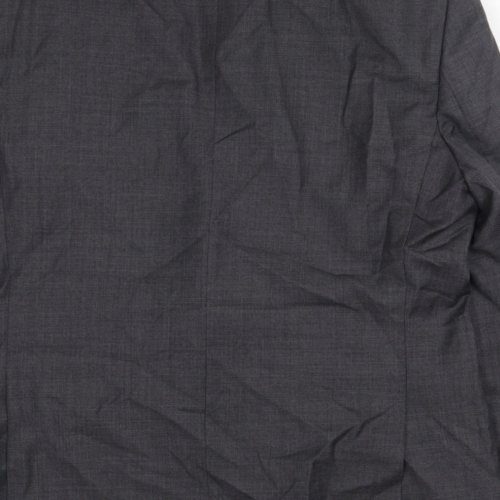 NEXT Mens Grey Acetate Jacket Blazer Size 46