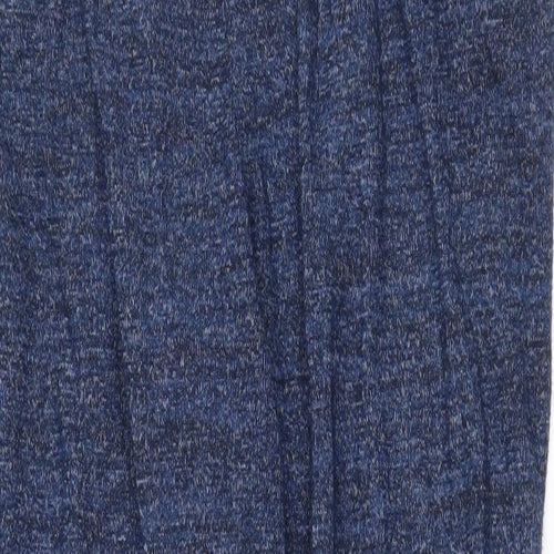 Marks and Spencer Womens Blue Polyester Jogger Trousers Size 14 Regular Tie