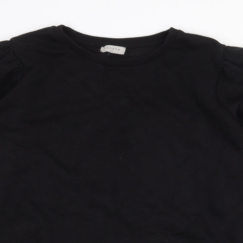 Papaya Womens Black Polyester Pullover Sweatshirt Size 20 Pullover