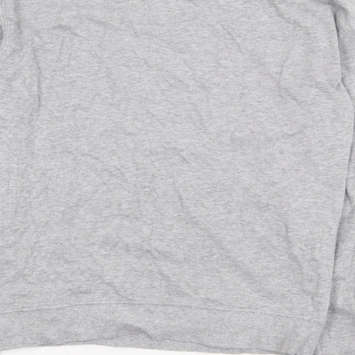 H&M Womens Grey Cotton Pullover Sweatshirt Size M Pullover - Heart