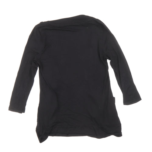 Dorothy Perkins Womens Black V-Neck Polyester Cardigan Jumper Size 10