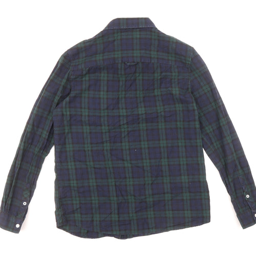 Crew Clothing Womens Multicoloured Plaid 100% Cotton Basic Button-Up Size 8 Collared