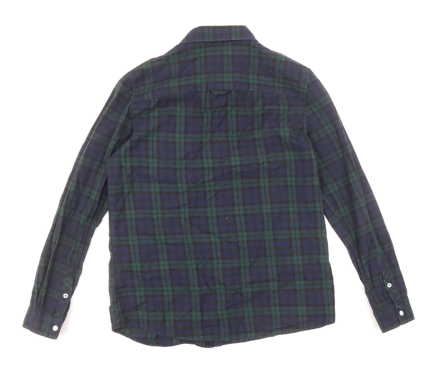 Crew Clothing Womens Multicoloured Plaid 100% Cotton Basic Button-Up Size 8 Collared